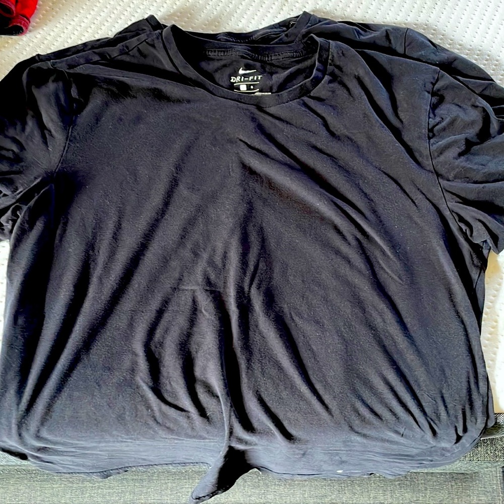 2 Nike Dri-Fit shirts.